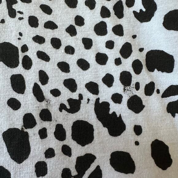 New mens toku white hooded short sleeve animal print top size large - Picture 9 of 9